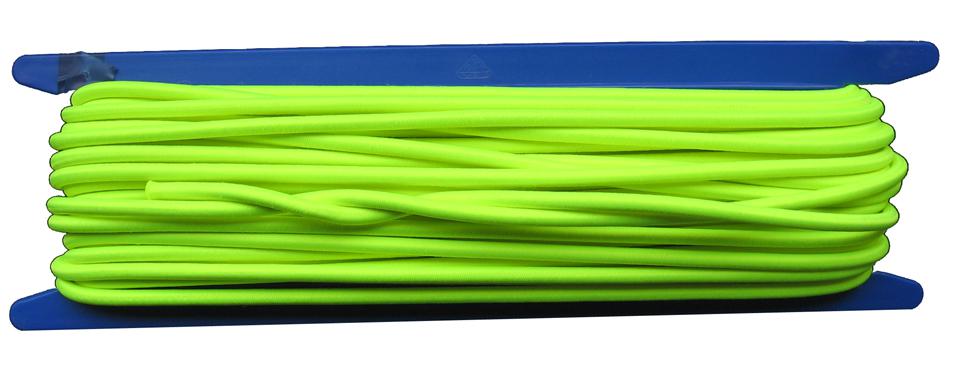 Gummiseil / Expanderseil Durchmesser 5mm 10 Meter Fb. neongelb (b120-10gu)