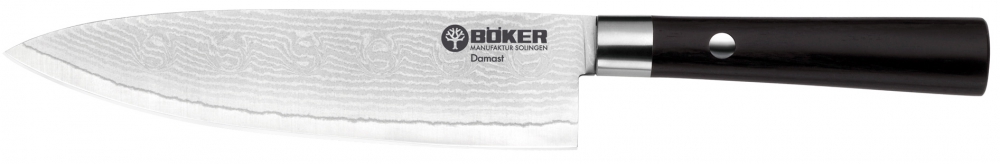 Böker Damast Black kleines Kochmesser 15,7cm Klinge (d130419)