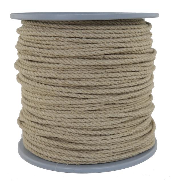 Hanfseil-Hemp Rope Durchmesser 5mm - 200 Meter (h500-200)