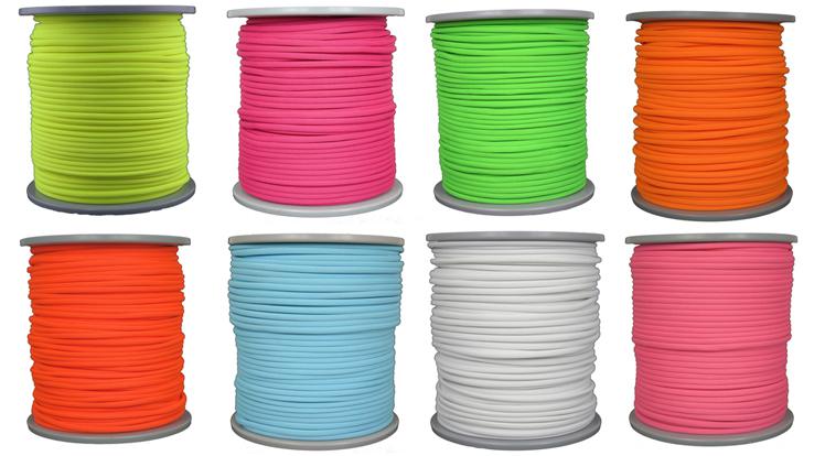 Leuchtschnur 3,5 mm - 8 x 100 Meter - alle Farben (b180-100)