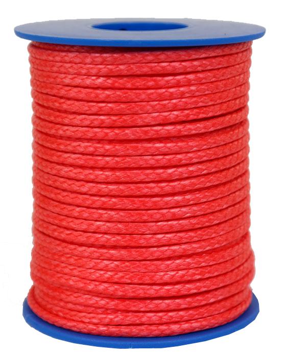 Dyneema Flechtschnur rot - Ø 2.5mm - Länge 25 Meter (dy2500-25)