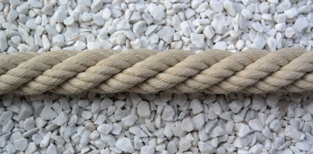 Handlaufseil/Treppenseil Ø ca. 37mm aus 100% Polypropylen , Kabelschlag (a1080)