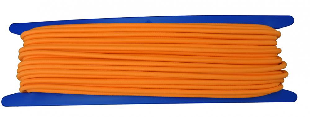 Gummiseil / Expanderseil Durchmesser 5mm 10 Meter Fb. hell-orange (b160-10gu)