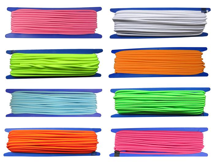 Gummiseil / Expanderseil Durchmesser 5mm 8 x 10 Meter 8 Farben (b180-10gu)