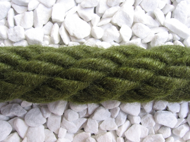 Handlaufseil/Absperrseil Ø 28-30mm Farbe grün aus 100% Polyacryl (a520)