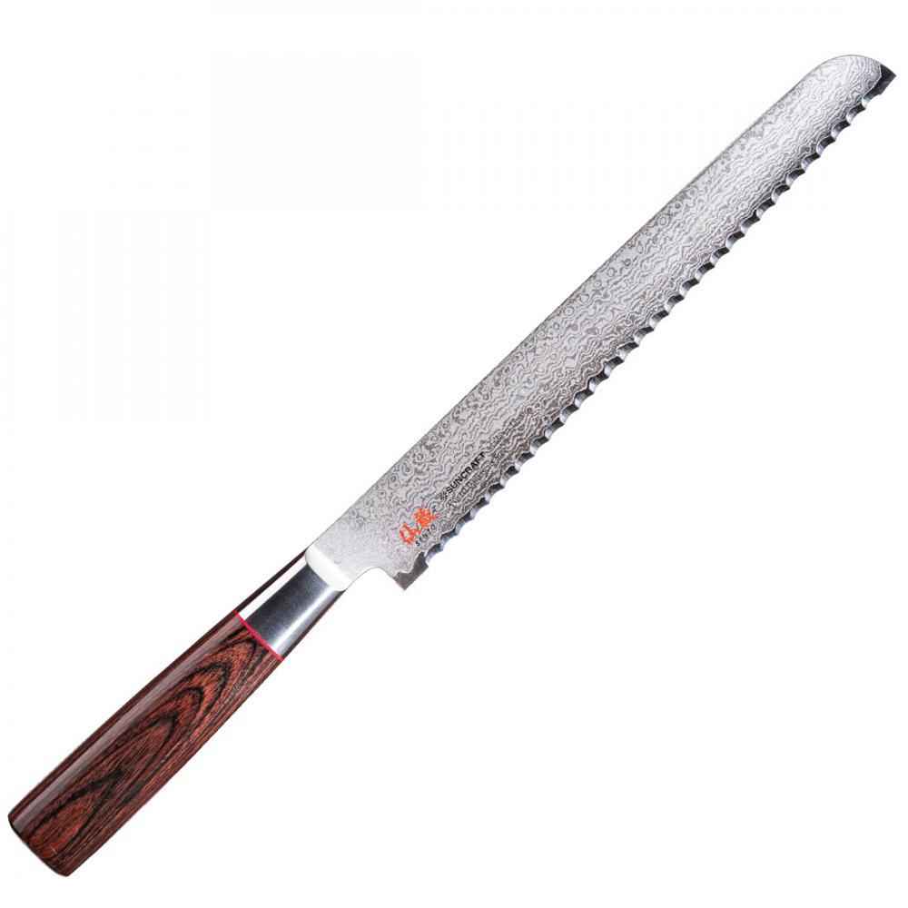 Damastmesser Suncraft Classic - ID-14 - Brotmesser - 22 cm Klinge (dSU6774)