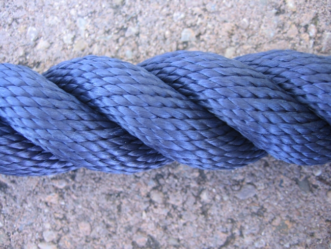 Handlaufseil/Absperrseil Ø Farbe marineblau aus 100% Polypropylen (a860)