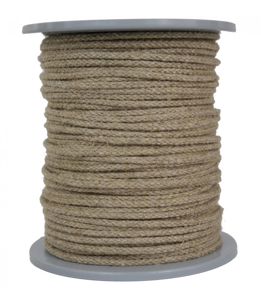 Leinenseil / Flachsseil Ø ca. 3mm - 100 Meter - 8fach geflochten (L300-100)