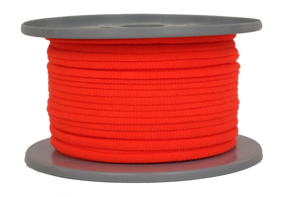Gummikordel Elastikkordel Gummizug Elastikschnur Ø 3mm - 50 Meter - Fb. neonorange (GU-or-50)