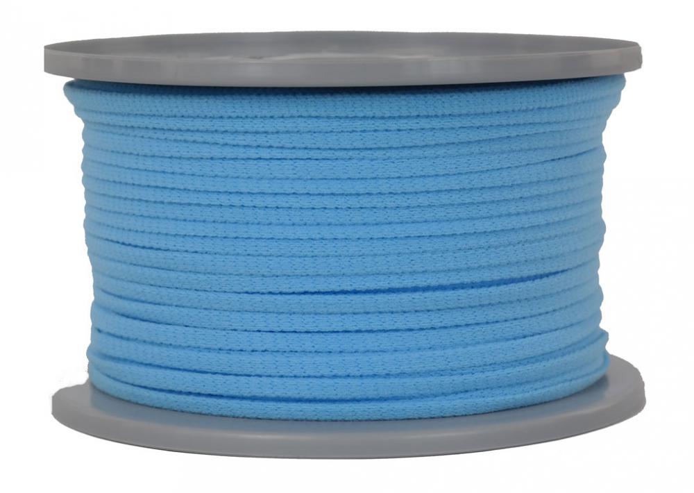 Gummikordel Elastikkordel Gummizug Elastikschnur Ø 3mm - 50 Meter - Fb. neonblau (GU-bl-50)