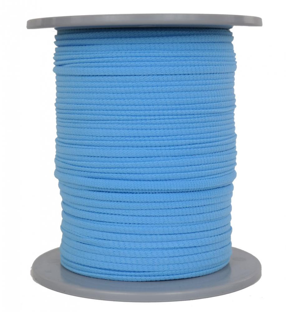 Gummikordel Elastikkordel Gummizug Elastikschnur Ø 3mm - 100 Meter - Fb. neonblau (GU-bl-100)