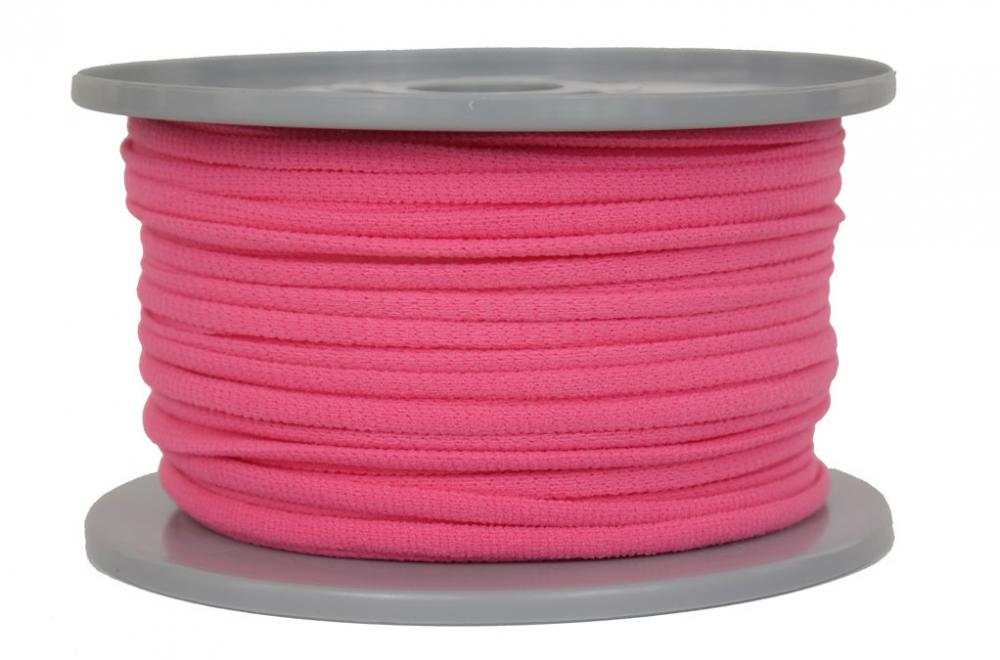 Gummikordel Elastikkordel Gummizug Elastikschnur Ø 3mm - 50 Meter - Fb. neonrosa (GU-ro-50)