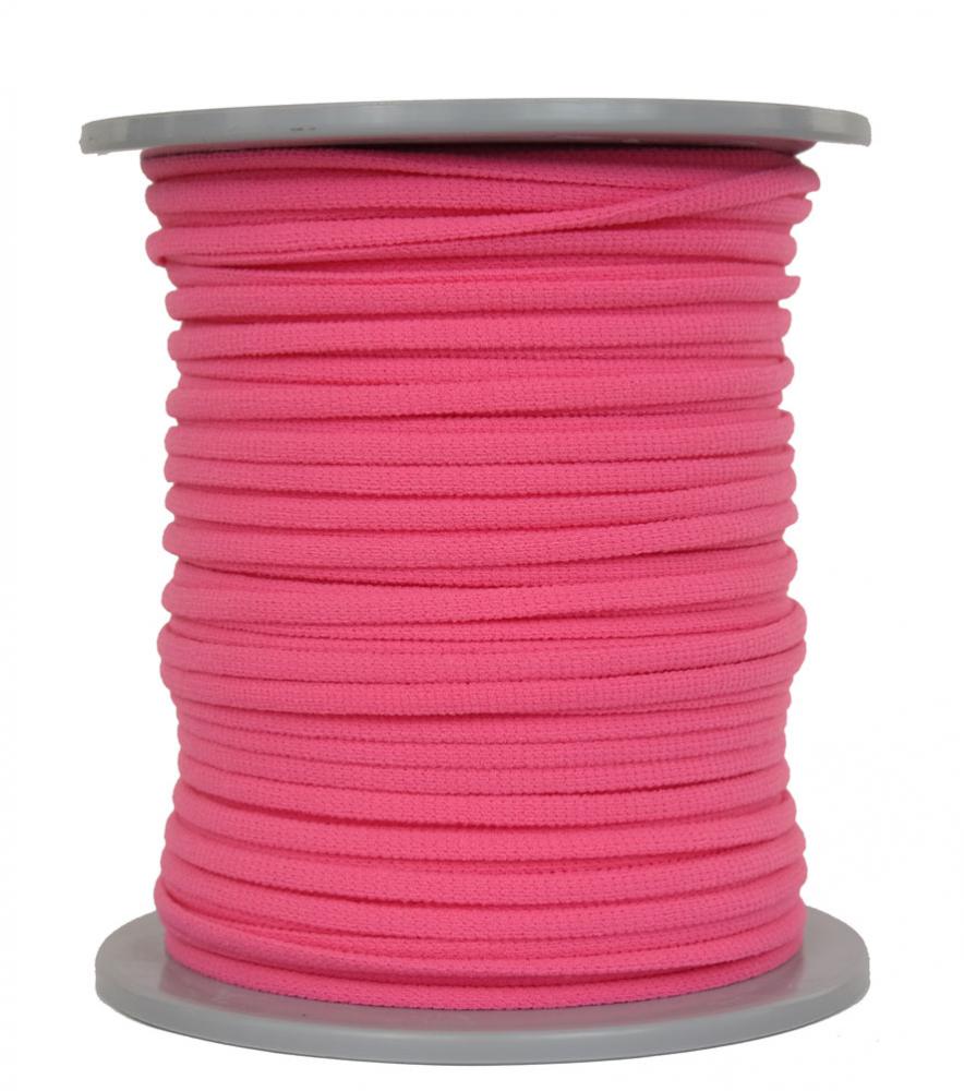 Gummikordel Elastikkordel Gummizug Elastikschnur Ø 3mm - 100 Meter - Fb. neonrosa (GU-ro-100)