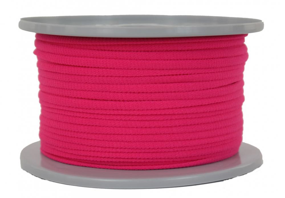 Gummikordel Elastikkordel Gummizug Elastikschnur Ø 3mm - 50 Meter - Fb. neonpink (GU-pi-50)