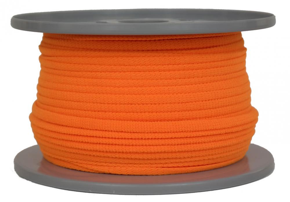 Gummikordel Elastikkordel Gummizug Elastikschnur Ø 3mm - 50 Meter - Fb. neonhellorange (GU-ho-50)