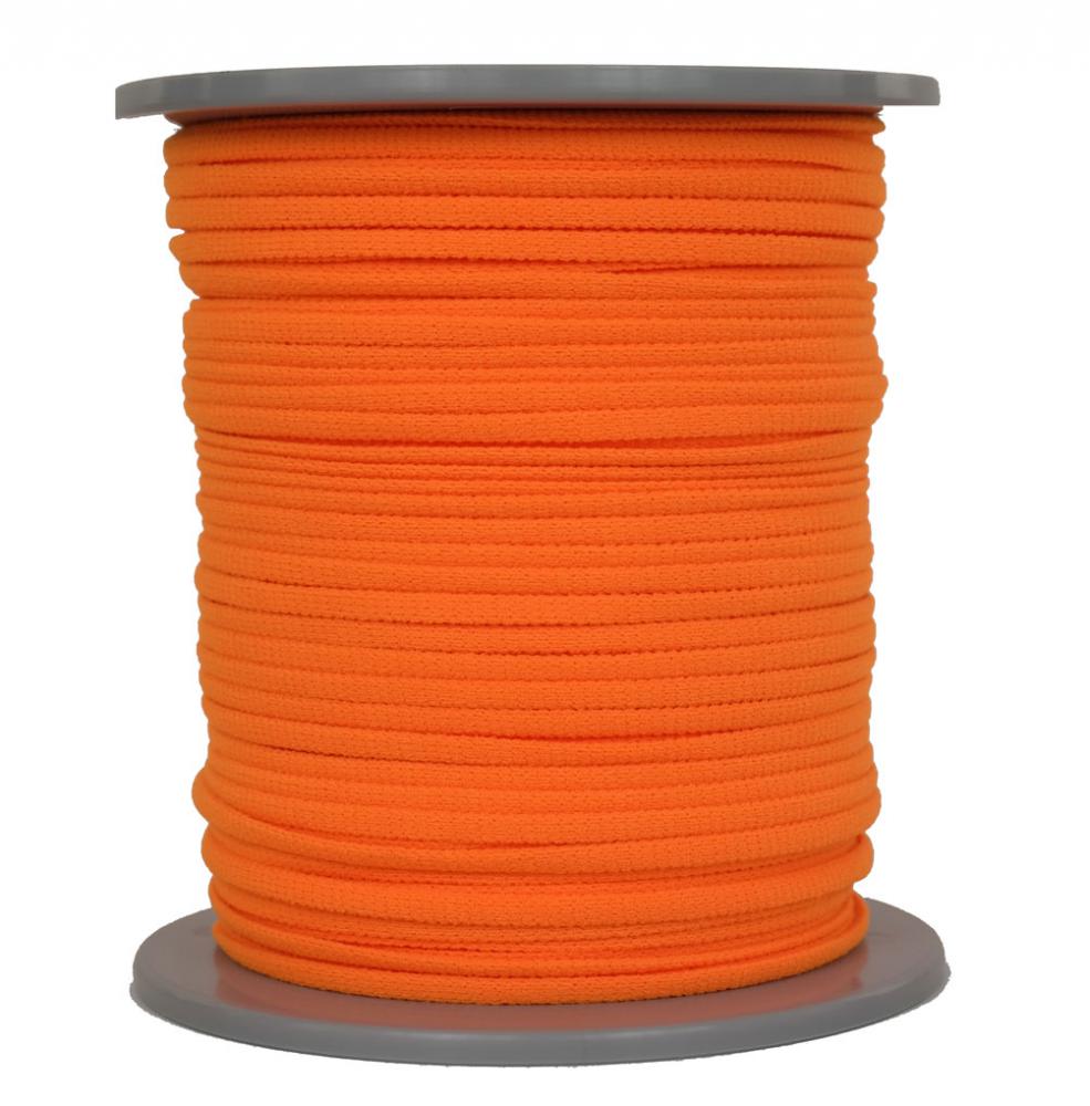 Gummikordel Elastikkordel Gummizug Elastikschnur Ø 3mm - 100 Meter - Fb. neonhellorange (GU-ho-100)