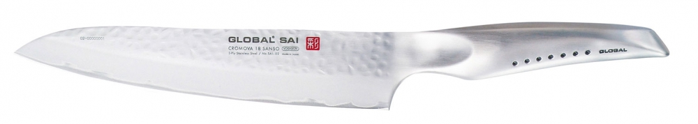 GLOBAL Kochmesser SAI-02 Tranchiermesser 21cm Klinge (GL2201)