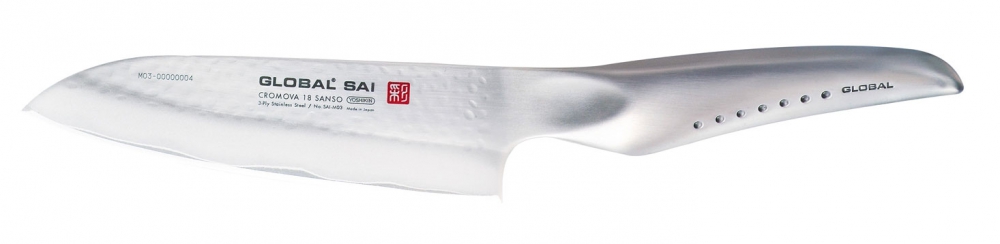 GLOBAL Kochmesser SAI-M03 Santokumesser 13,5cm Klinge (GL2208)