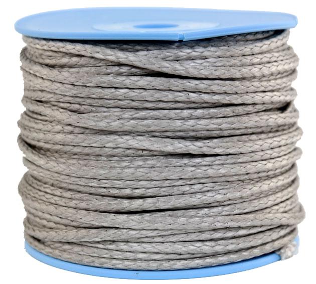 Dyneema Flechtleine / Seil / Dyneemaseil / Dyneema-Rope grau Ø 3mm - Länge: 50 Meter (dy340-50)