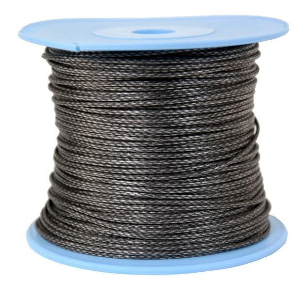 Dyneema Flechtleine / Seil / Dyneemaseil / Dyneema-Rope schwarz - Ø 1.5mm - 100 Meter (dy1550)