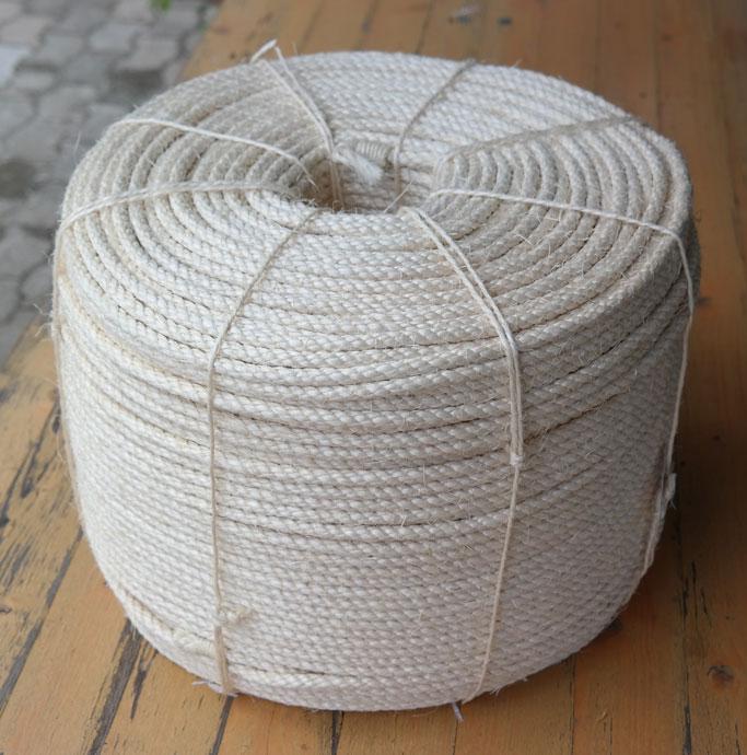 SONDERANGEBOT: Sisalseil -Durchmesser 8 mm- 3-schäftig - Länge 500 Meter (s008-500)