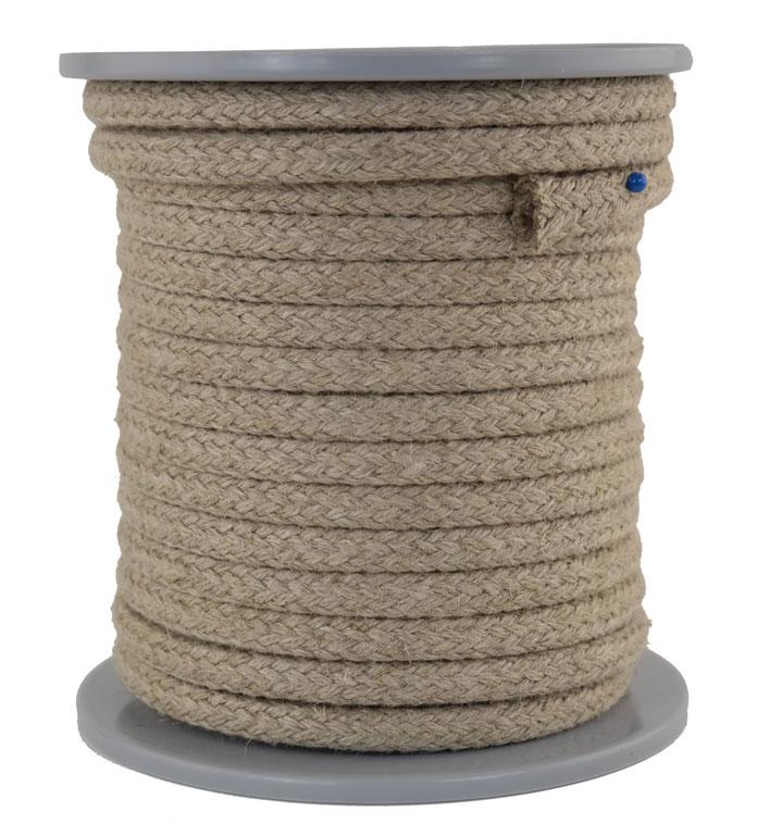 Leinenseil / Seil aus Leinen / Flachs Ø ca.8mm - FLACH - 25 Meter (L800-25f)