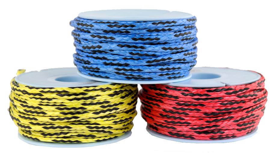 Dyneema Flechtleine / Seil / Dyneemaseil / Dyneema-Rope - Ø 3mm - 3 x 15 Meter (dy390-15)