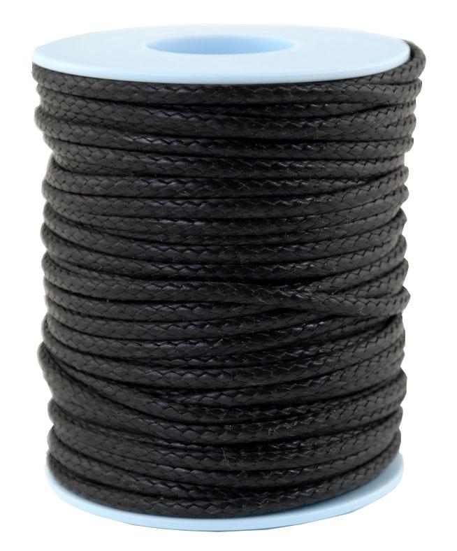 Dyneema Flechtschnur schwarz - Ø 2.5mm - Länge 25 Meter (dy2550-25)