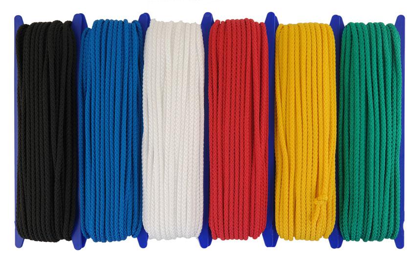 Allzweckleine aus Polypropylen Ø 5mm - 6 x 30 meter / 6 Farben (pp5-30/6)