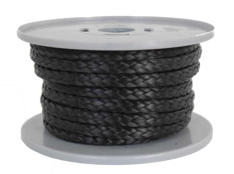 Dyneema-Seil schwarz Durchmesser 6mm - Länge 10 Meter (dy650)