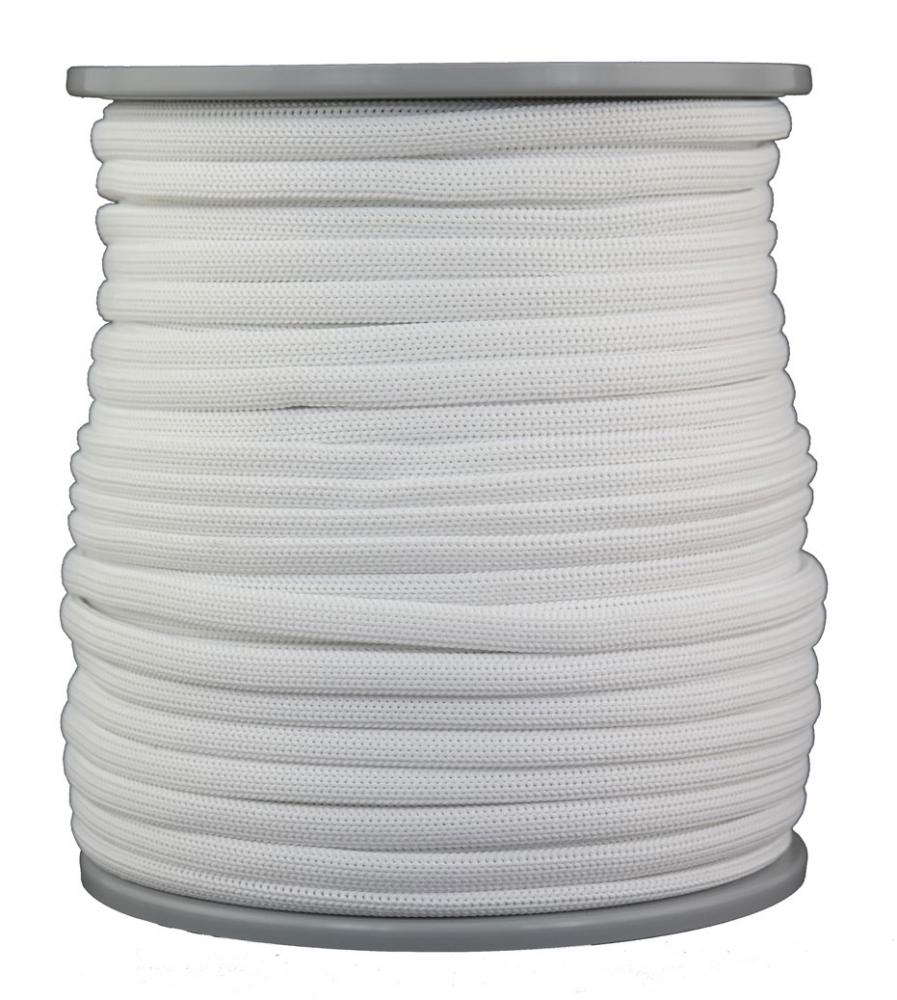 Leuchtschnur weiss 6 mm - 60 Meter (b340)