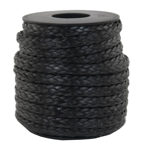 Dyneema Flechtschnur schwarz Durchmesser 5mm - Länge 10 Meter (dy550) 