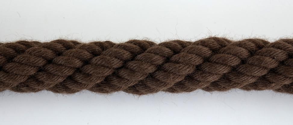 Handlaufseil/Treppenseil Ø 38-40mm Farbe braun aus 100% Polyacryl (a1075)