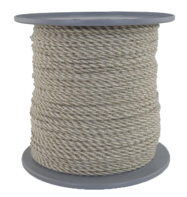 Leinenseil / Wollseil Ø 4mm - 300 Meter - 8fach geflochten (LW400-300)