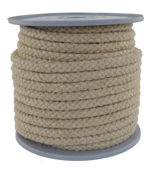 Hanfseil geflochten aus Naturhanf Ø 12mm - 30 Meter (h1200-30g)