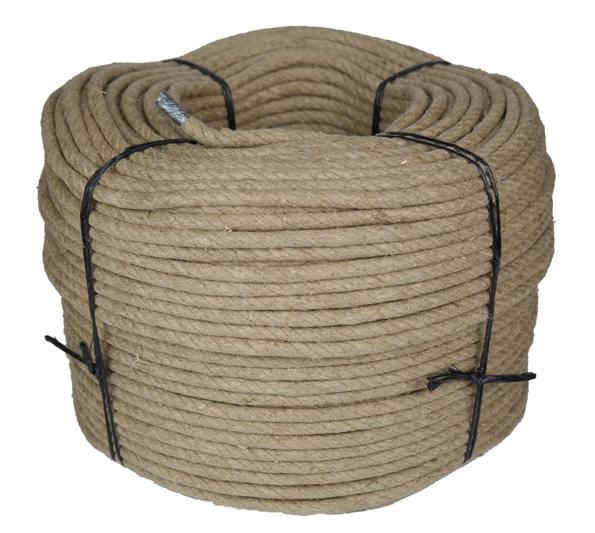 Hanfseil-Hemp Rope Durchmesser 8mm - 220 Meter (h800)