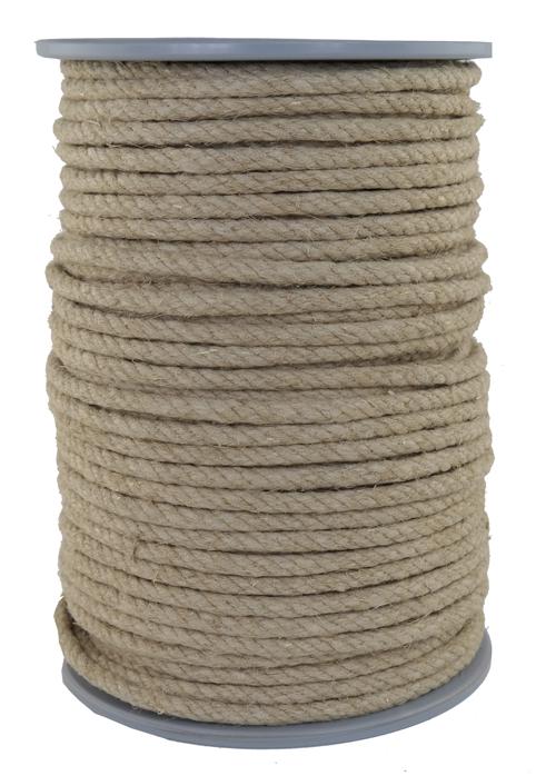 Hanfseil-Hemp Rope Durchmesser 8mm - 100 Meter (h800-100)