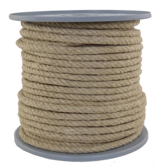 Hanfseil-Hemp Rope Durchmesser 8mm - 50 Meter (h800-50)