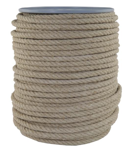 Hanfseil-Hemp Rope Durchmesser 10mm - 100 Meter (h1000-100)