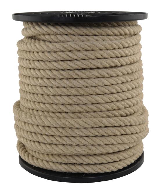 Hanfseil-Hemp Rope Durchmesser 14mm - 50 Meter (h1400-50)