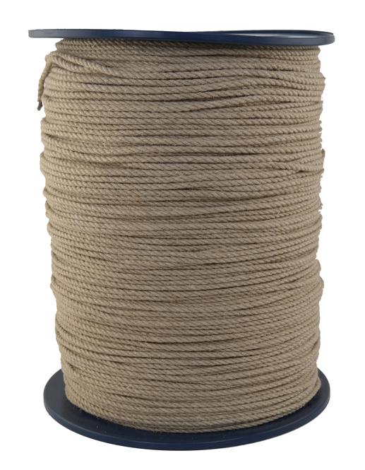 Hanfseil-Hemp Rope Durchmesser 5mm - 1000 Meter (h500-1000)