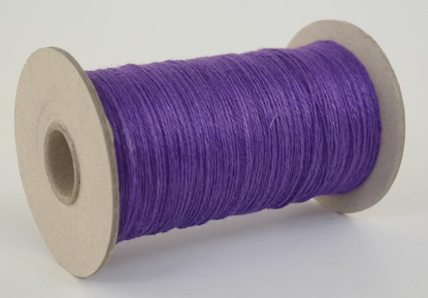 Leinengarn / Flachsgarn Lauflänge 400 Meter - Gewicht 200g - Farbe lila/violett (L200gL)
