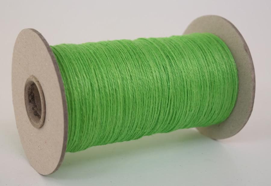 Leinengarn / Flachsgarn Lauflänge 400 Meter - Gewicht 200g - Farbe grün (L200gGR)