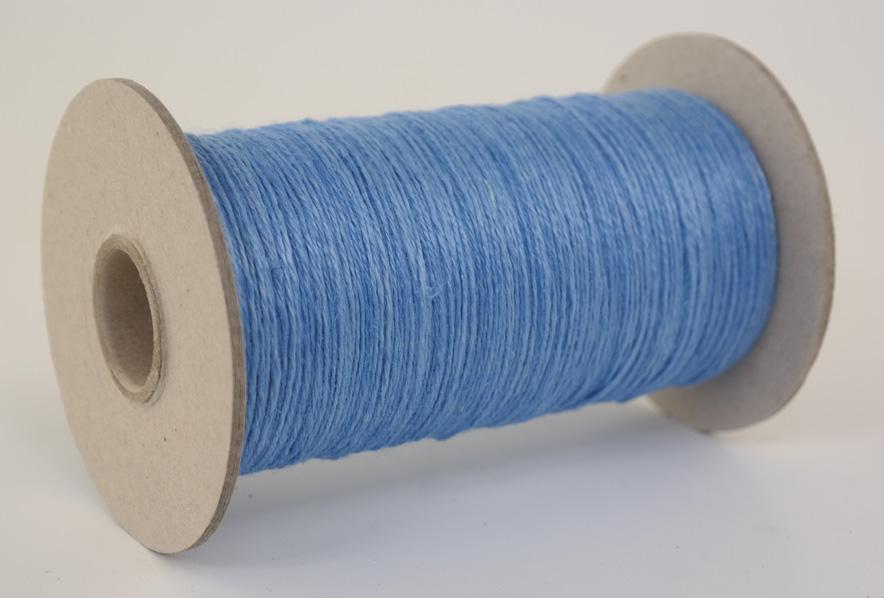 Leinengarn / Flachsgarn Lauflänge 400 Meter - Gewicht 200g - Farbe hellblau (L200gHB) 