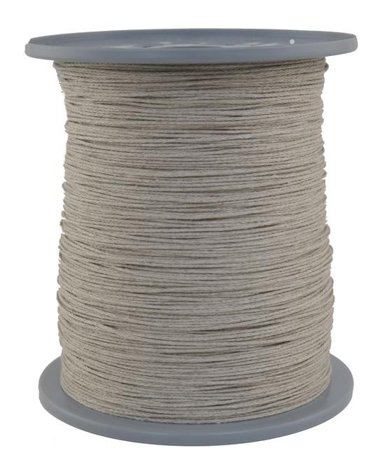 Leinenseil / Flachsseil Ø ca. 1mm - 1000 Meter - 8fach geflochten (L100-1000)
