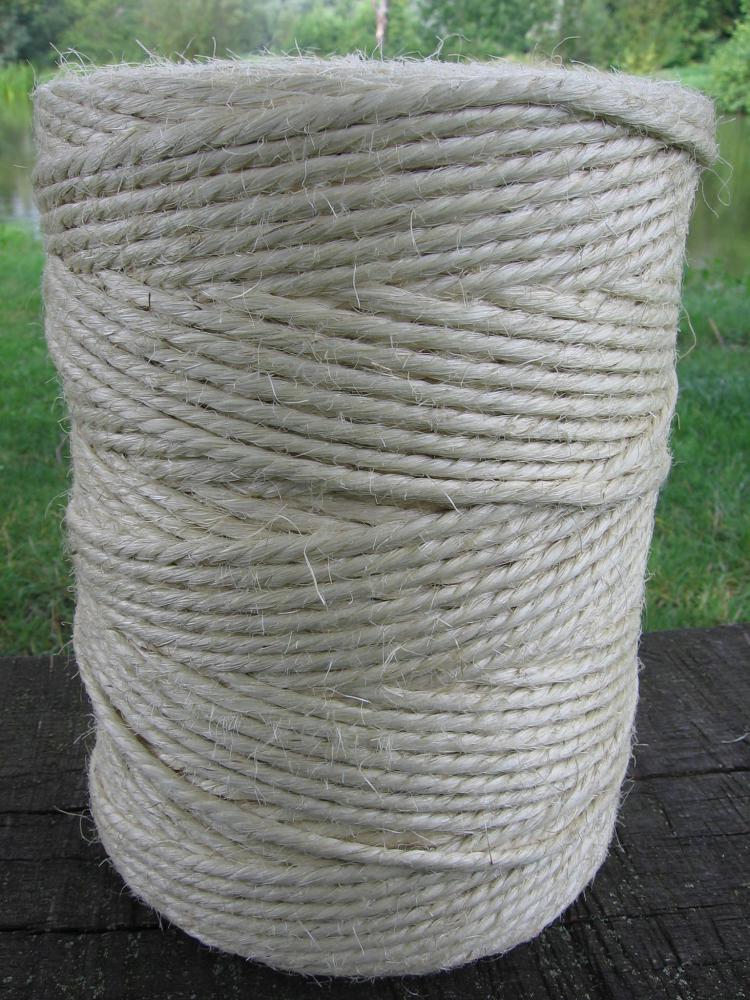 SONDERANGEBOT: Sisalschnur 220/3 Durchmesser ca.5mm - ca.6Kg (s100)