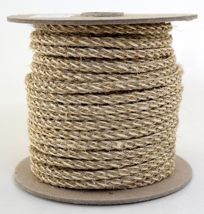 SONDERANGEBOT: Hanfseil - Sisalseil Dekoseil Ø 6mm - 30 Meter - 8fach geflochten (HS-30)