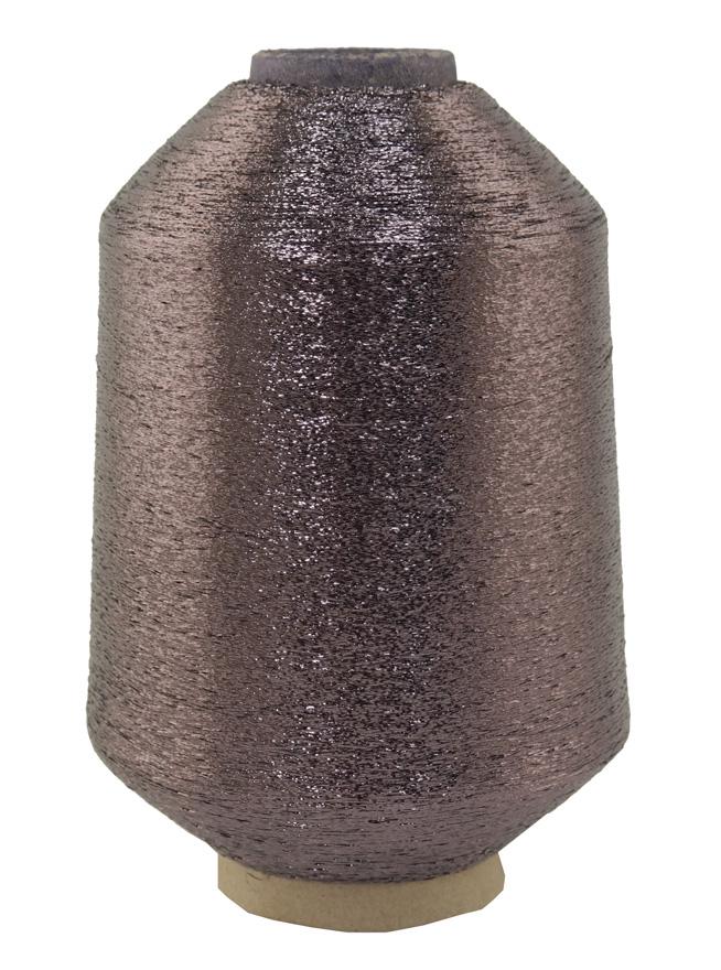 Glitzergarn - Metallic Look - Farbe zink Nm 1/69 - 500g - Lauflänge: 34.500 m (GL-Z-500)