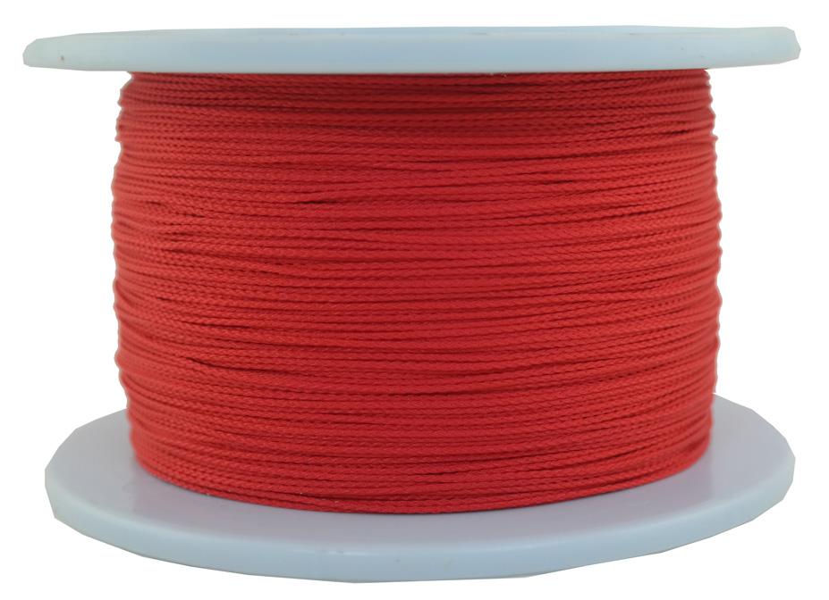 Allzweckleine aus Polyamid Ø 1mm - 50 daN - Länge 500 meter Fb. rot (pa1-500R)