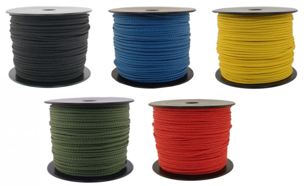 Allzweckleine aus Polyamid Ø 2mm - 115 daN - Länge 5 x 100 meter - 5 Farben (pa2-500)